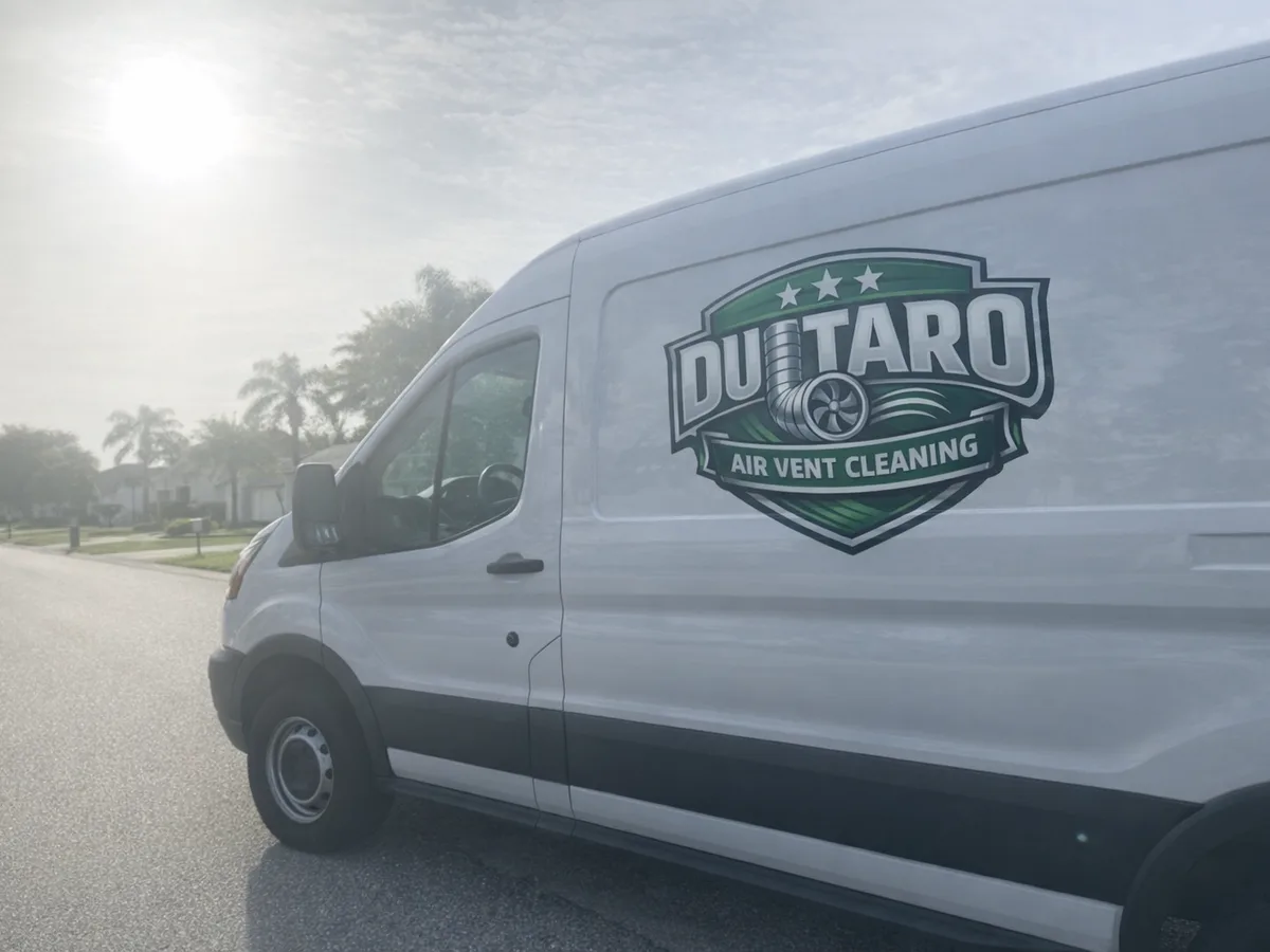 Service van arriving on a Jacksonville, FL street — local same-day coverage